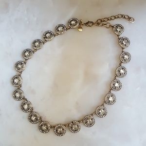 j. crew rhinestone necklace